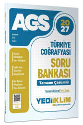 Yediiklim Yayınları 2027 MEB AGS Türkiye Coğrafyası Tamamı Çözümlü Soru Bankası - Yediiklim Yayınları