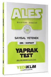 Yediiklim Yayınları 2027 ALES Sayısal Yetenek Çek Kopart Yaprak Test - Yediiklim Yayınları