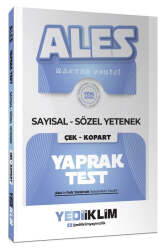 Yediiklim Yayınları 2027 Ales Sayısal-Sözel Yetenek Çek Kopart Yaprak Test - Yediiklim Yayınları