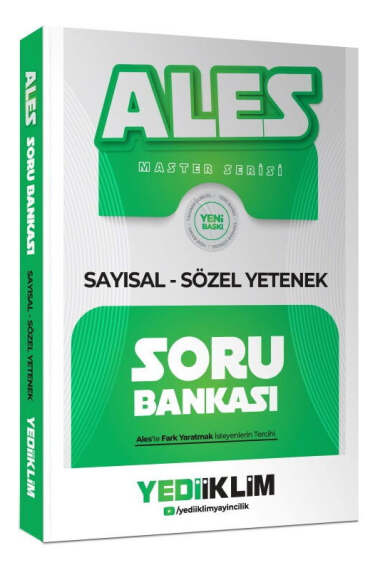Yediiklim Yayınları 2027 ALES Sayısal - Sözel Yetenek Soru Bankası - 1