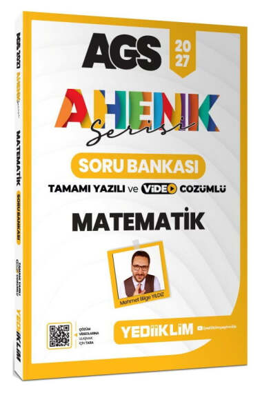 Yediiklim Yayınları 2027 MEB AGS Ahenk Serisi Matematik Tamamı Yazılı ve Video Çözümlü Soru Bankası - 1
