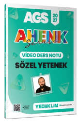 Yediiklim Yayınları 2027 MEB AGS Ahenk Serisi Sözel Yetenek Video Ders Notları - Yediiklim Yayınları