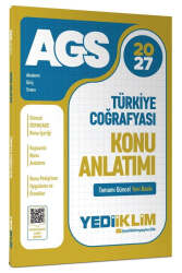 Yediiklim Yayınları 2027 MEB AGS Türkiye Coğrafyası Konu Anlatımı - Yediiklim Yayınları