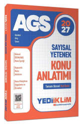 Yediiklim Yayınları 2027 MEB AGS Sayısal Yetenek Konu Anlatımı - Yediiklim Yayınları