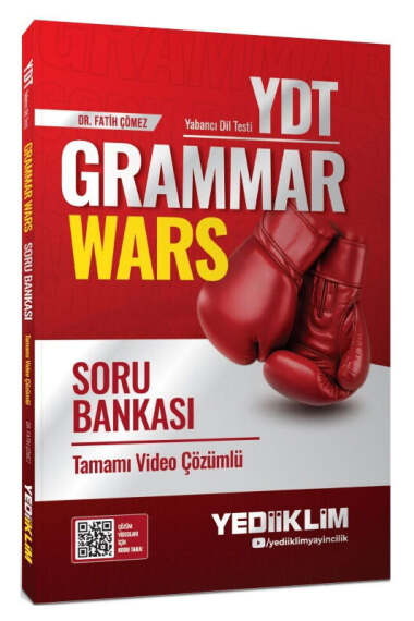 Yediiklim Yayınları YDT Grammar Wars Tamamı Video Çözümlü Soru Bankası - 1