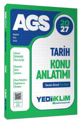Yediiklim Yayınları 2027 MEB AGS Tarih Konu Anlatımı - Yediiklim Yayınları