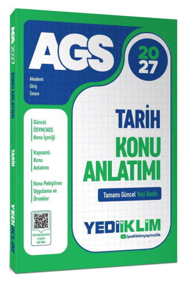 Yediiklim Yayınları 2027 MEB AGS Tarih Konu Anlatımı - 1