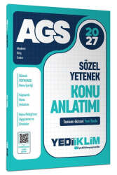 Yediiklim Yayınları 2027 MEB AGS Sözel Yetenek Konu Anlatımı - Yediiklim Yayınları