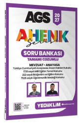 Yediiklim Yayınları 2027 AGS Ahenk Serisi Mevzuat Anayasa Tamamı Çözümlü Soru Bankası - Yediiklim Yayınları