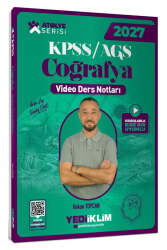 Yediiklim Yayınları 2027 KPSS AGS Atölye Serisi Genel Kültür Coğrafya Video Ders Notları - Yediiklim Yayınları