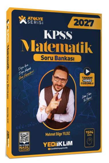 Yediiklim Yayınları 2027 KPSS Atölye Serisi Genel Yetenek Matematik Tamamı Video Çözümlü Soru Bankası - 1