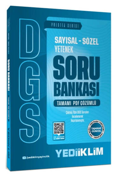 Yediiklim Yayınları 2027 DGS Prestij Serisi Sayısal Sözel Yetenek Tamamı PDF Çözümlü Soru Bankası - 1