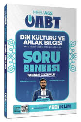Yediiklim Yayınları 2027 MEB AGS ÖABT Din Kültürü ve Ahlak Bilgisi Tamamı çözümlü Soru Bankası - Yediiklim Yayınları