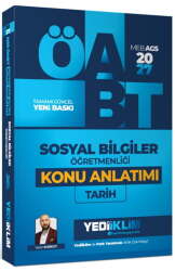 Yediiklim 2027 MEB AGS ÖABT Sosyal Bilgiler Öğretmenliği Tarih Konu Anlatımı - Yediiklim Yayınları