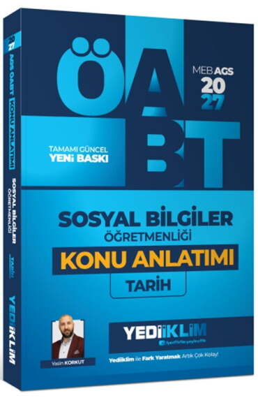 Yediiklim 2027 MEB AGS ÖABT Sosyal Bilgiler Öğretmenliği Tarih Konu Anlatımı - 1