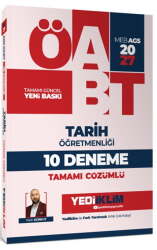 Yediiklim Yayınları 2027 MEB AGS ÖABT Tarih Öğretmenliği Tamamı Çözümlü 10 Deneme - Yediiklim Yayınları