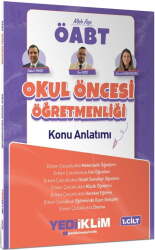 Yediiklim Yayınları 2027 MEB AGS ÖABT Okul Öncesi Öğretmenliği Konu Anlatımı Cilt 1 - Yediiklim Yayınları
