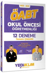 Yediiklim Yayınları 2027 MEB AGS ÖABT Okul Öncesi Öğretmenliği Tamamı Çözümlü 12 Deneme - Yediiklim Yayınları