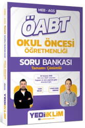 Yediiklim Yayınları 2027 MEB AGS ÖABT Okul Öncesi Öğretmenliği Tamamı Çözümlü Soru Bankası - Yediiklim Yayınları