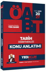 Yediiklim Yayınları 2027 MEB AGS ÖABT Tarih Öğretmenliği Konu Anlatımı - Yediiklim Yayınları