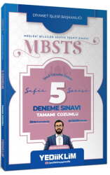 Yediiklim Yayınları 2027 MBSTS Safir Serisi Tamamı Çözümlü 5 Deneme Sınavı - Yediiklim Yayınları