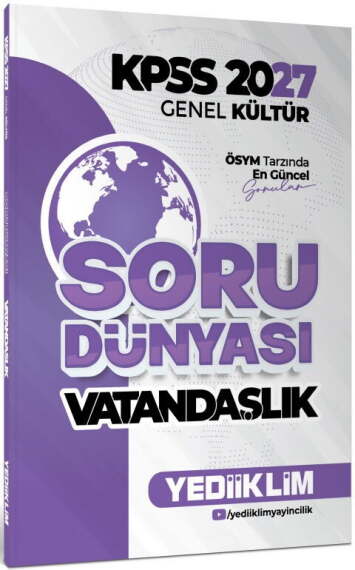 Yediiklim 2027 KPSS Genel Kültür Vatandaşlık Soru Dünyası - 1