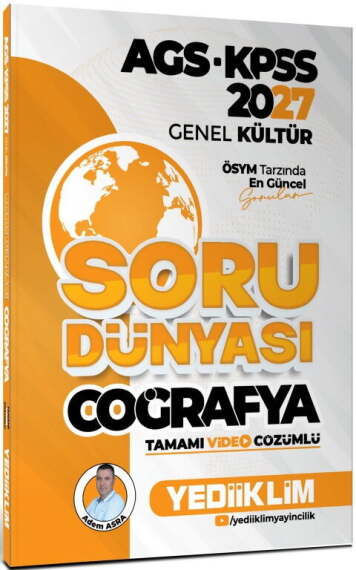 Yediiklim 2027 AGS KPSS Genel Kültür Coğrafya Soru Dünyası - 1