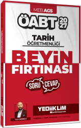 Yediiklim 2027 MEB AGS ÖABT Tarih Öğretmenliği Beyin Fırtınası Soru Cevap - Yediiklim Yayınları