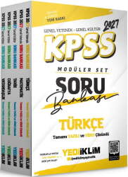 Yediiklim 2027 KPSS Genel Yetenek Genel Kültür Türkçe Tamamı Hem Yazılı Hem Video Çözümlü Modüler Set Soru Bankası - Yediiklim Yayınları