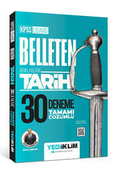 Yediiklim Yayınları - Yediiklim Yayınları KPSS Lisans Genel Kültür Belleten Tarih Tamamı Çözümlü 30 Deneme