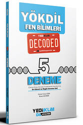 Yediiklim Yayınları - Yediiklim Yayınları YÖKDİL Fen Bilimleri Decoded 5 Deneme