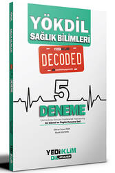 Yediiklim Yayınları - Yediiklim Yayınları YÖKDİL Sağlık Bilimleri Decoded 5 Deneme