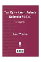Bilge Kültür Sanat - Bilge Kültür Sanat Yeni Eş ve Karşıt Anlamlı Kelimeler Sözlüğü