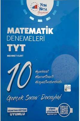 Yeni Nesil Yayınları TYT Matematik Video Çözümlü 10 Deneme - 1