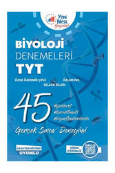 Yeni Nesil Yayınevi - Yeni Nesil Yayınları TYT Biyoloji 45 Deneme Sınavı