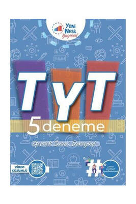 Yeni Nesil Yayınları TYT 5 Deneme Video Çözümlü - 1