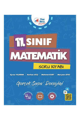 Yeni Nesil Yayınevi 11.Sınıf Matematik Soru Kitabı - 1