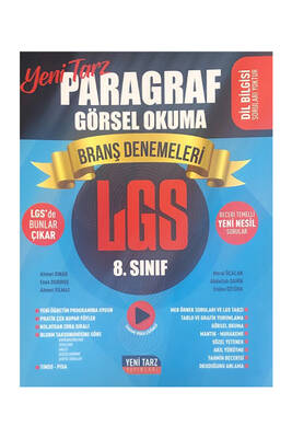 Yeni Tarz Yayınları 8. Sınıf LGS Paragraf Görsel Okuma Branş Deneme - 1