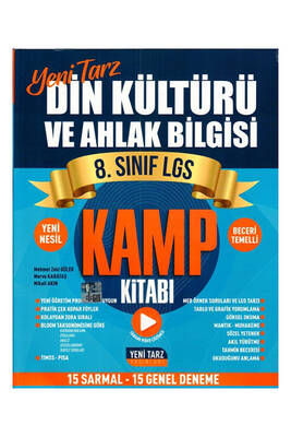 Yeni Tarz Yayınları 8. Sınıf LGS Din Kültürü ve Ahlak Bilgisi Kamp Kitabı - 1