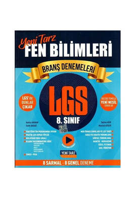 Yeni Tarz Yayınları 8. Sınıf LGS Fen Bilimleri Branş Denemeleri - 1