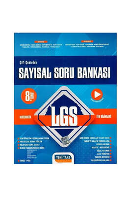 Yeni Tarz Yayınları 8. Sınıf LGS Sayısal Soru Bankası - 1