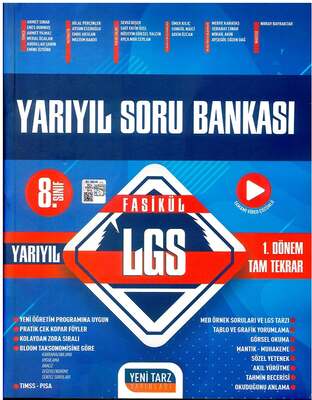 Yeni Tarz Yayınları 8. Sınıf LGS Fasikül Yarıyıl Soru Bankası - 1