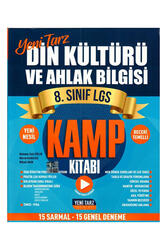 Yeni Tarz Yayınları - Yeni Tarz Yayınları 8. Sınıf LGS Din Kültürü ve Ahlak Bilgisi Kamp Kitabı
