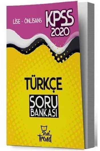​Yeni Trend Yayınları 2020 KPSS Lise Ön Lisans Türkçe Soru Bankası