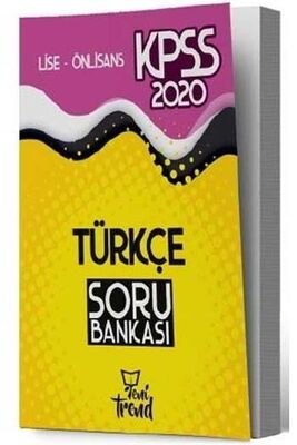 ​Yeni Trend Yayınları 2020 KPSS Lise Ön Lisans Türkçe Soru Bankası - 1