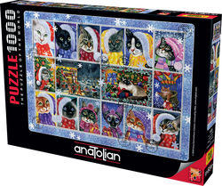 Anatolian - Yeni Yıl Kedileri/ Christma Cat Stamp Collection
