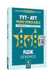 Yıldız Sorular Yayınları - Yıldız Sorular Yayınları 2022 TYT AYT Fizik 8+8 Deneme Video Çözümlü