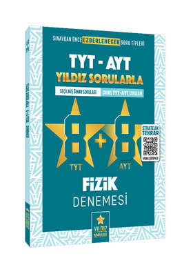Yıldız Sorular Yayınları 2022 TYT AYT Fizik 8+8 Deneme Video Çözümlü - 1