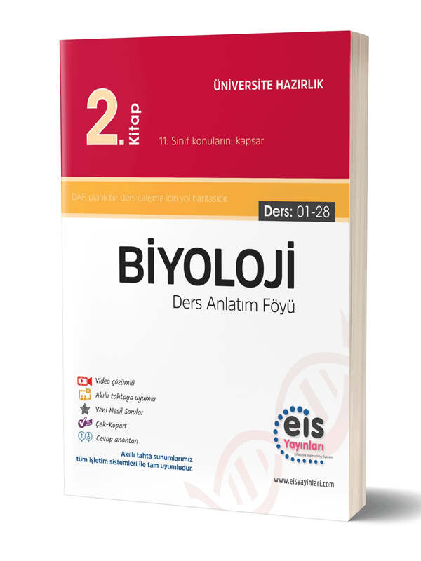Eis Yayınları YKS Biyoloji Ders Anlatım Föyü 2. Kitap