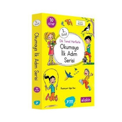 Yuva Yayınları - Yuva Yayınları 1. Sınıf Dik Temel Harflerle Okumaya İlk Adım Serisi Yeni Ses Grupları 10 Kitap